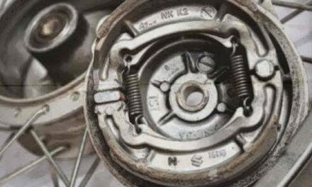 Bagian Rem Tromol Pengereman Pada Kendala Motor