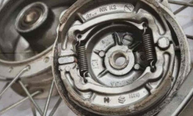 Bagian Rem Tromol Pengereman Pada Kendala Motor
