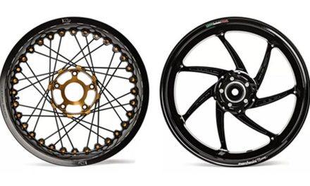 Bagian Roda Velg Atau Lingkar Pada Sebuah Motor