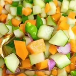 Makanan Campuran Acar Yang Ada Pada Hidangan