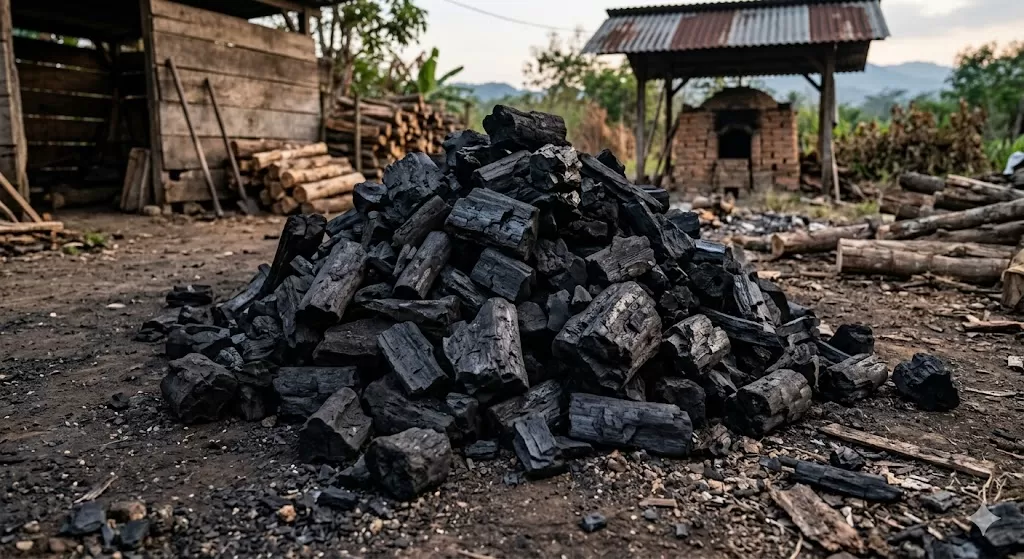 Benda Padat Arang Dalam Sebuah Pembakaran